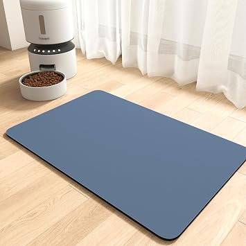 MontVoo-Absorbent Pet Feeding Mat-No Stains Pet Mat for Food and Water Bowl-Quick Dry Cat & Dog Food Mat Water Dispenser Mat-Pet Supplies Mat-Dog Water Bowl Mat for Messy Drinker