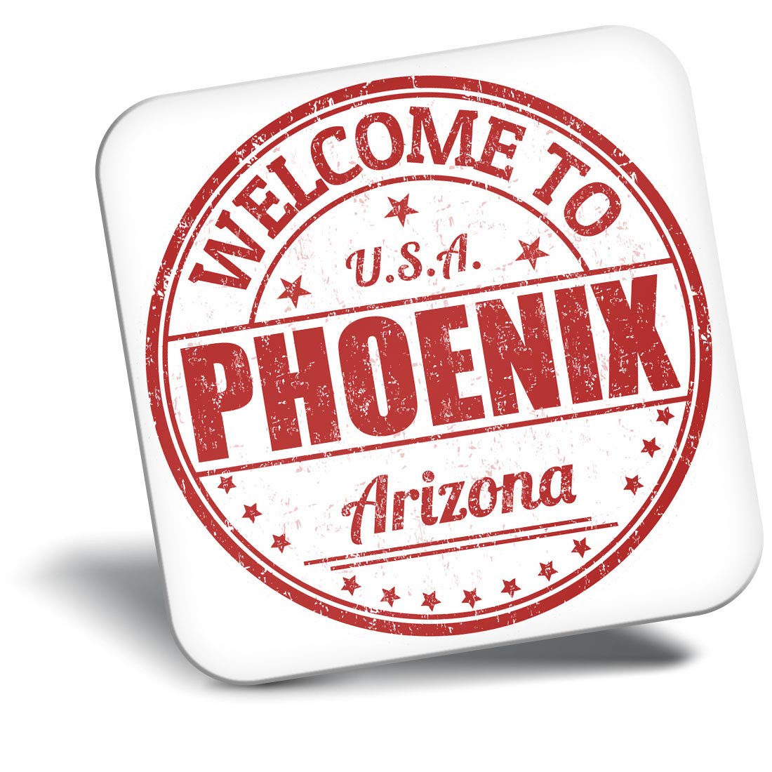 Destination Vinyl Ltd Multicolor Fridge Magnet - Welcome To Phoenix Arizona Usa 5213