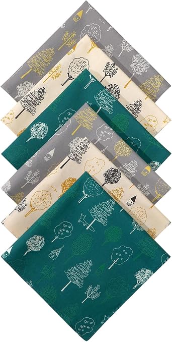 DoreenBeads Handkerchiefs for Women, Soft Cotton Ladies Floral Hankies