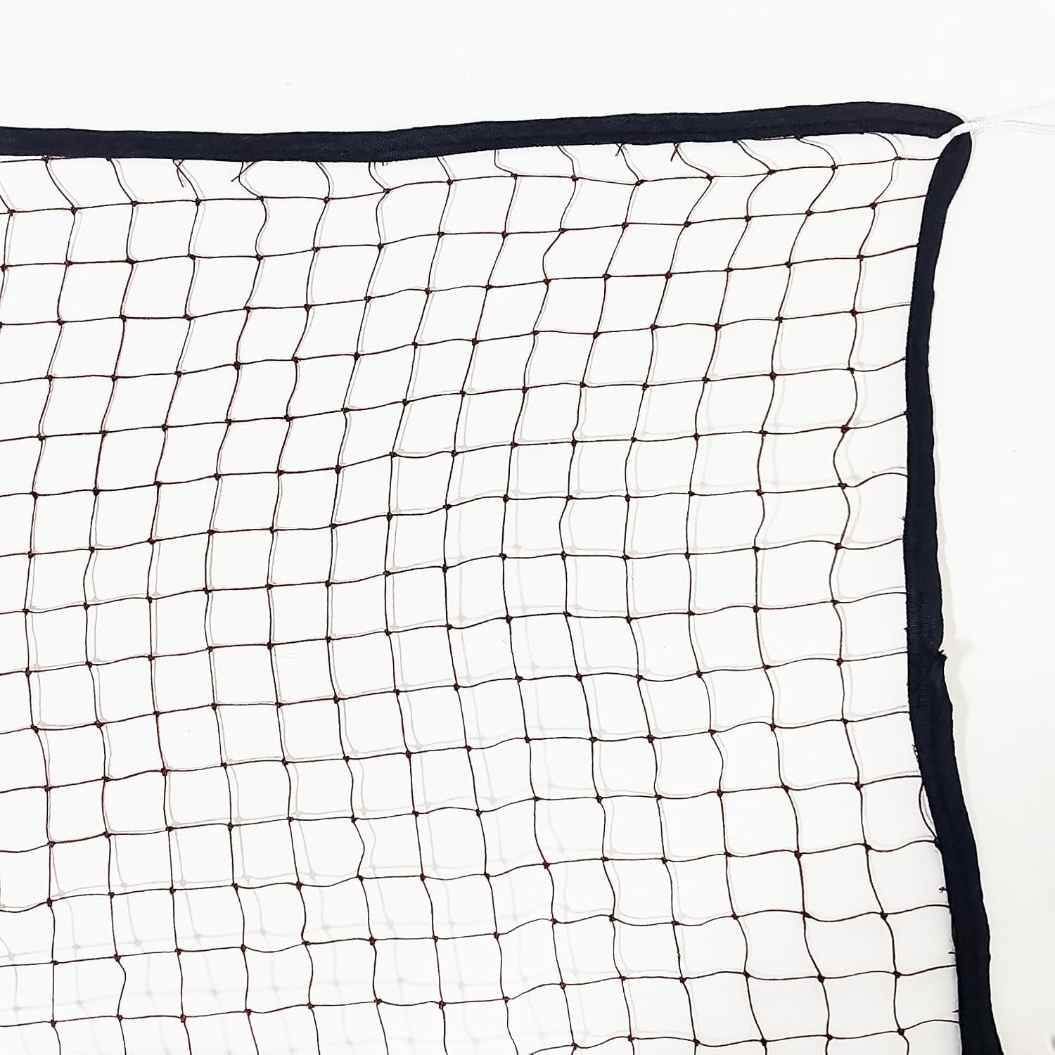 Nylon Special Four Side Tape Badminton Net, Brown | Standard Size | 4-Side Reinforced Tape | Nylon Net | Indoor & Outdoor | Durable | Practice & Match Play-image-31