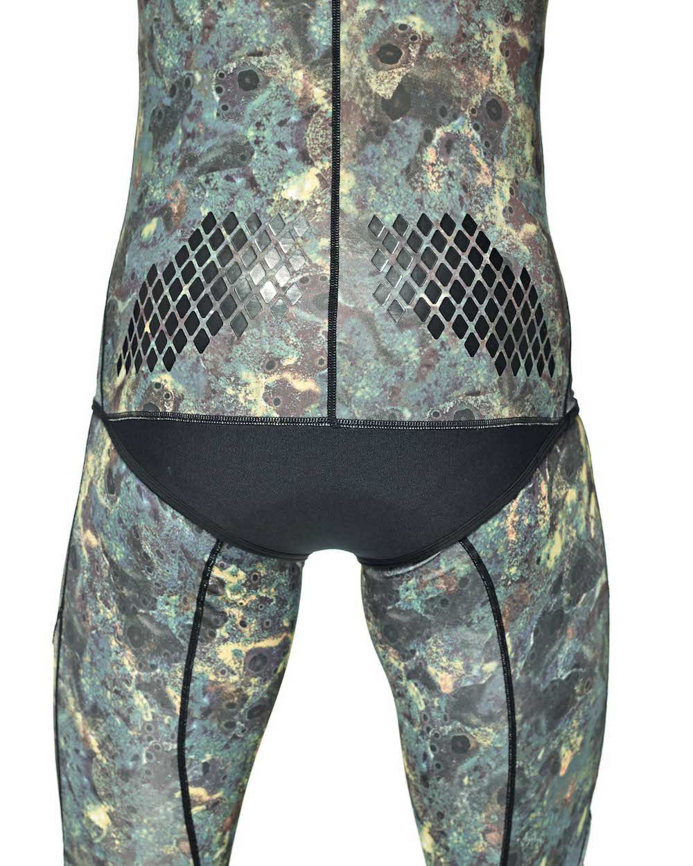 Seac Piraña, Copri Muta Mimetico in Lycra, Due Pezzi Camo