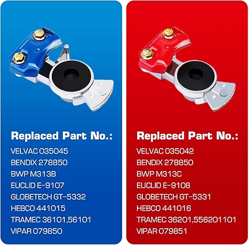 Miniatura 5 de SEHNSUCHT Glad Hand Handles with Extension Handles, Air Glad Hand for Semi Trucks, Trailers and Tractor, Glad Hand Grips with Seals for Air Hose