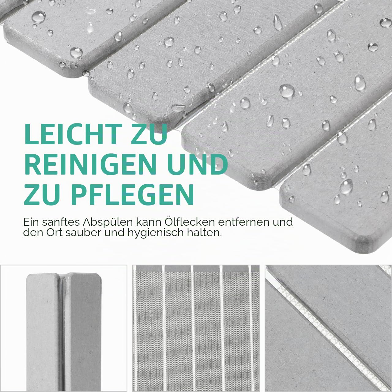Tofficu Abtropfmatte Für Die Küchentheke 15.75X11.81In Faltbare Kieselgur Trockenmatte Mit Hitzeschutz Antirutsch Wasserabsorbierende Küchenunterlage Zum Geschirr Trocknen
