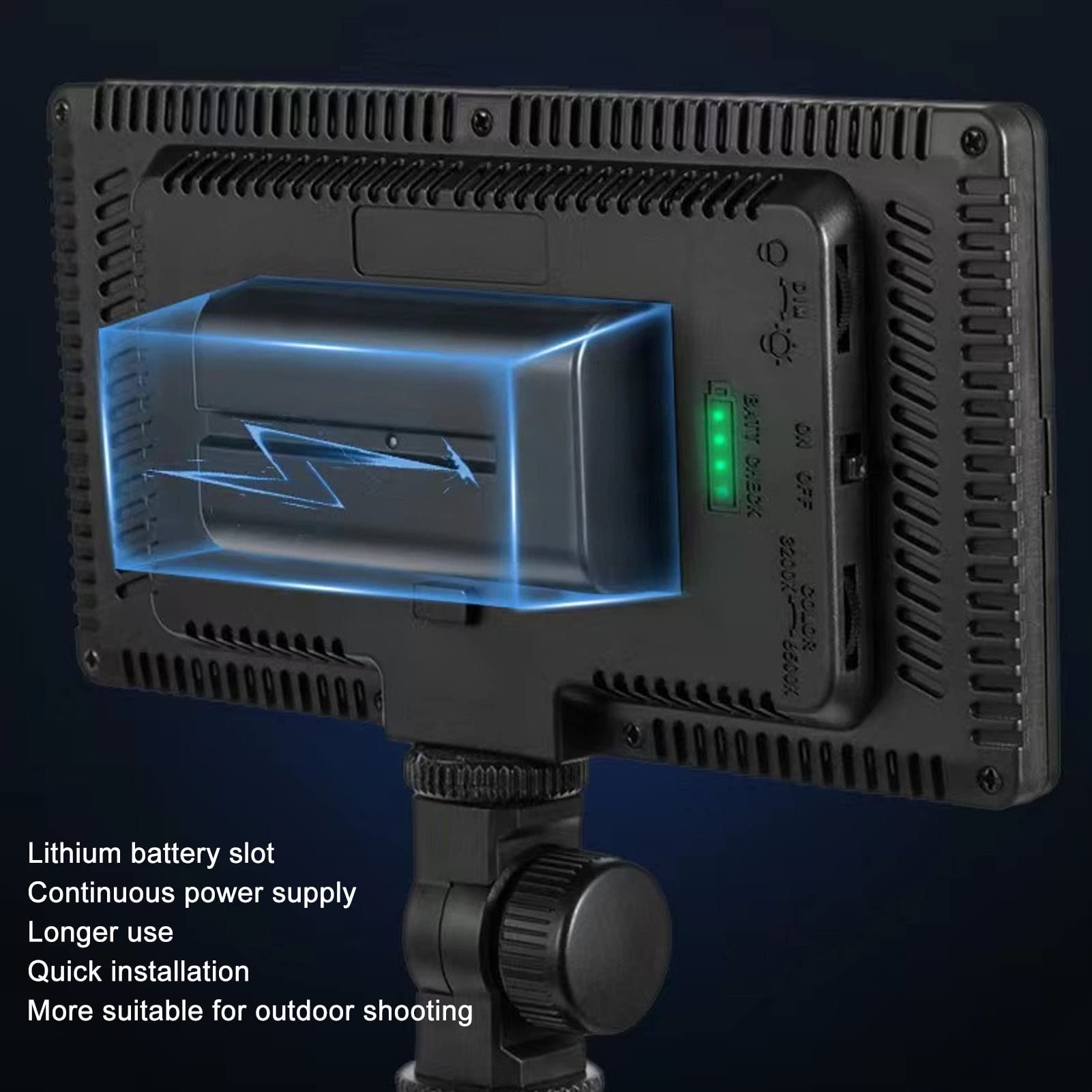 Wypełnij światło, 32W 416szt Płaski Panel LED Wypełnij światło Lampa Oświetlenie Fotograficzne Panel Camera Studio Wypełnij światło Do Transmisji Na żywo Zdjęcie Wideo