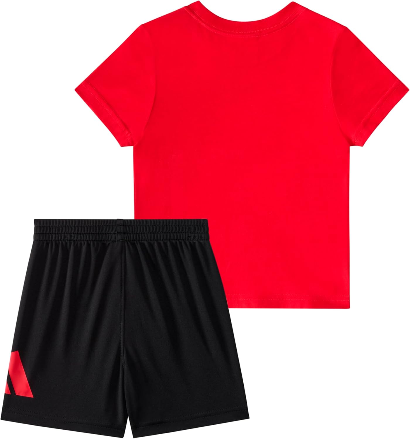 adidas baby-boys Two-Piece Short Sleeve Graphic Cotton World Cup Tee & 3-Stripe Short Set - Image 2