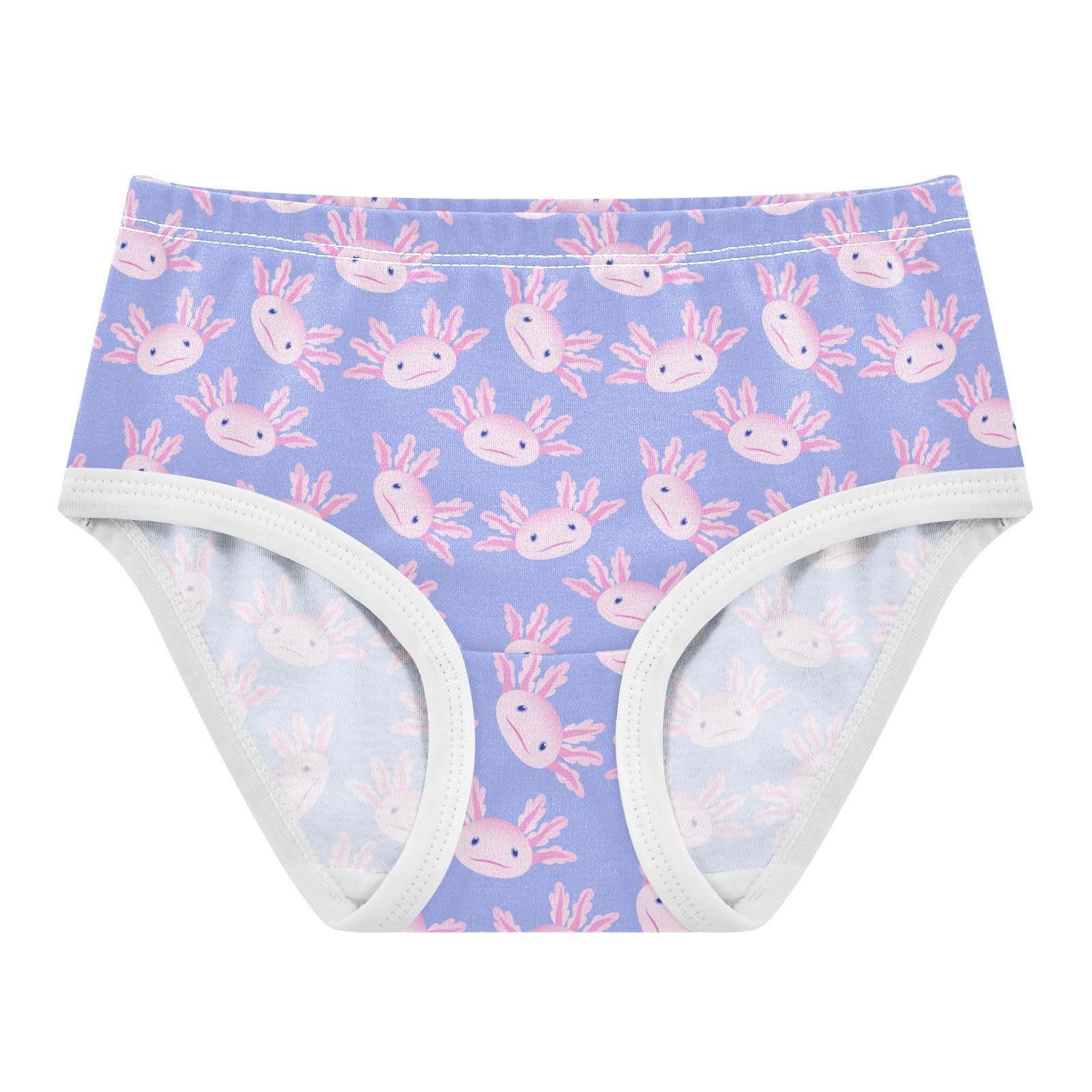 Little Girls Soft Cotton Underwear Kids Breathable Comfort Panties Briefs Toddler Undies
