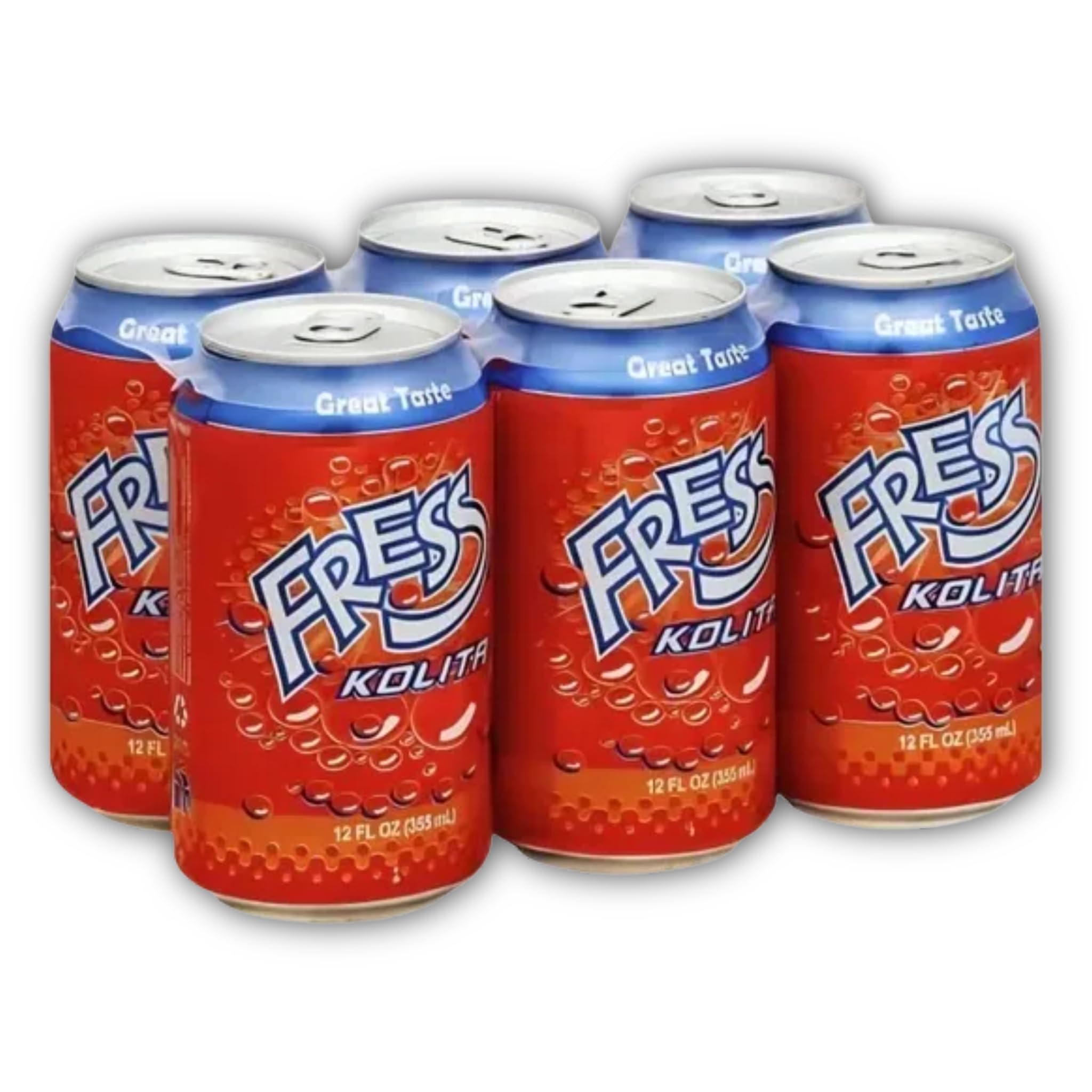 FRESS KOLITA Original 6 Pack of 12.05 Fl Oz - Refresco sabor Kola - Imported from Venezuela