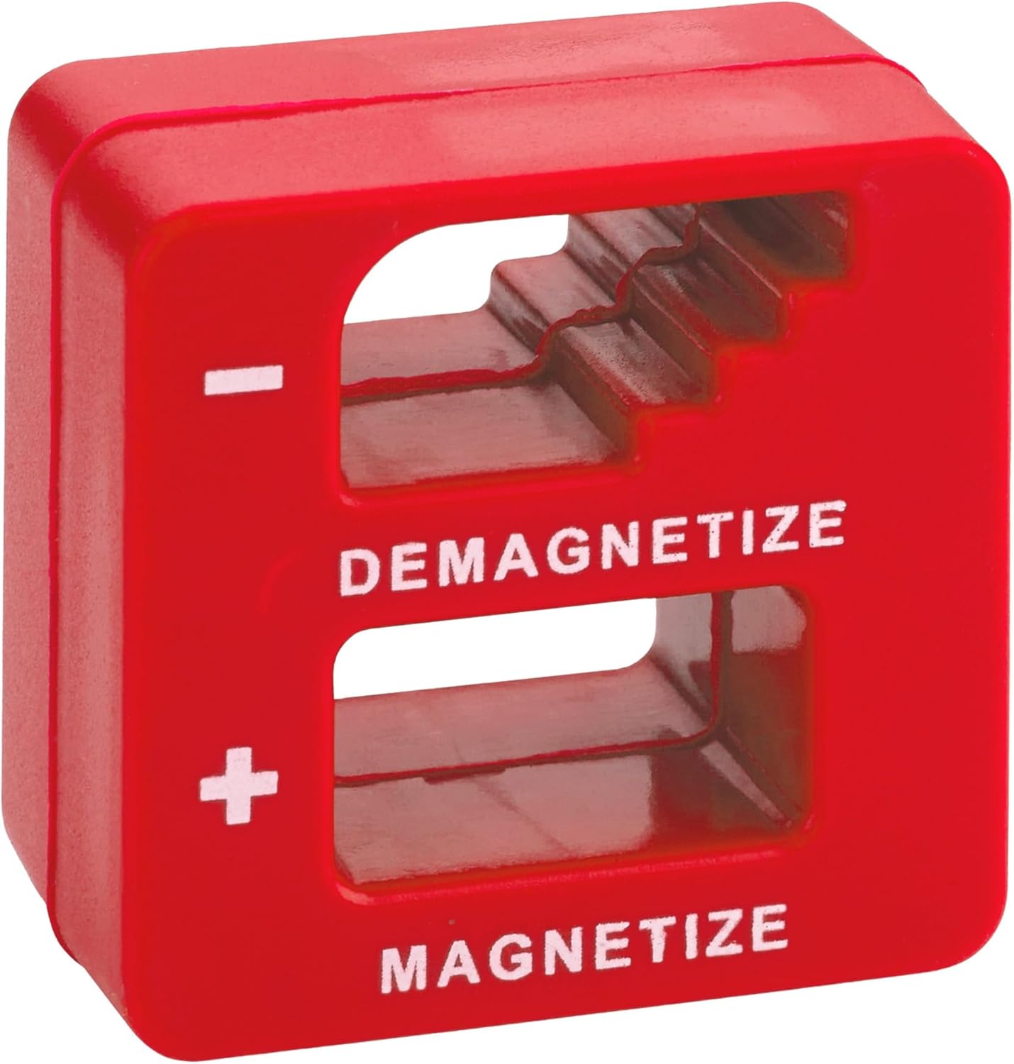Demagnetizer and Magnetizer for Screwdrivers Tips, Bits, and Small Tools, Large or Big Screws, Drills, Drill Bits, Sockets, Nuts, Bolts, Nails and Precision Construction Tools - Black