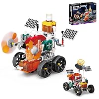 Kit STEM 2-in-1 per Bambini 3+, 218 Pezzi Circuito & Auto da Costruire
