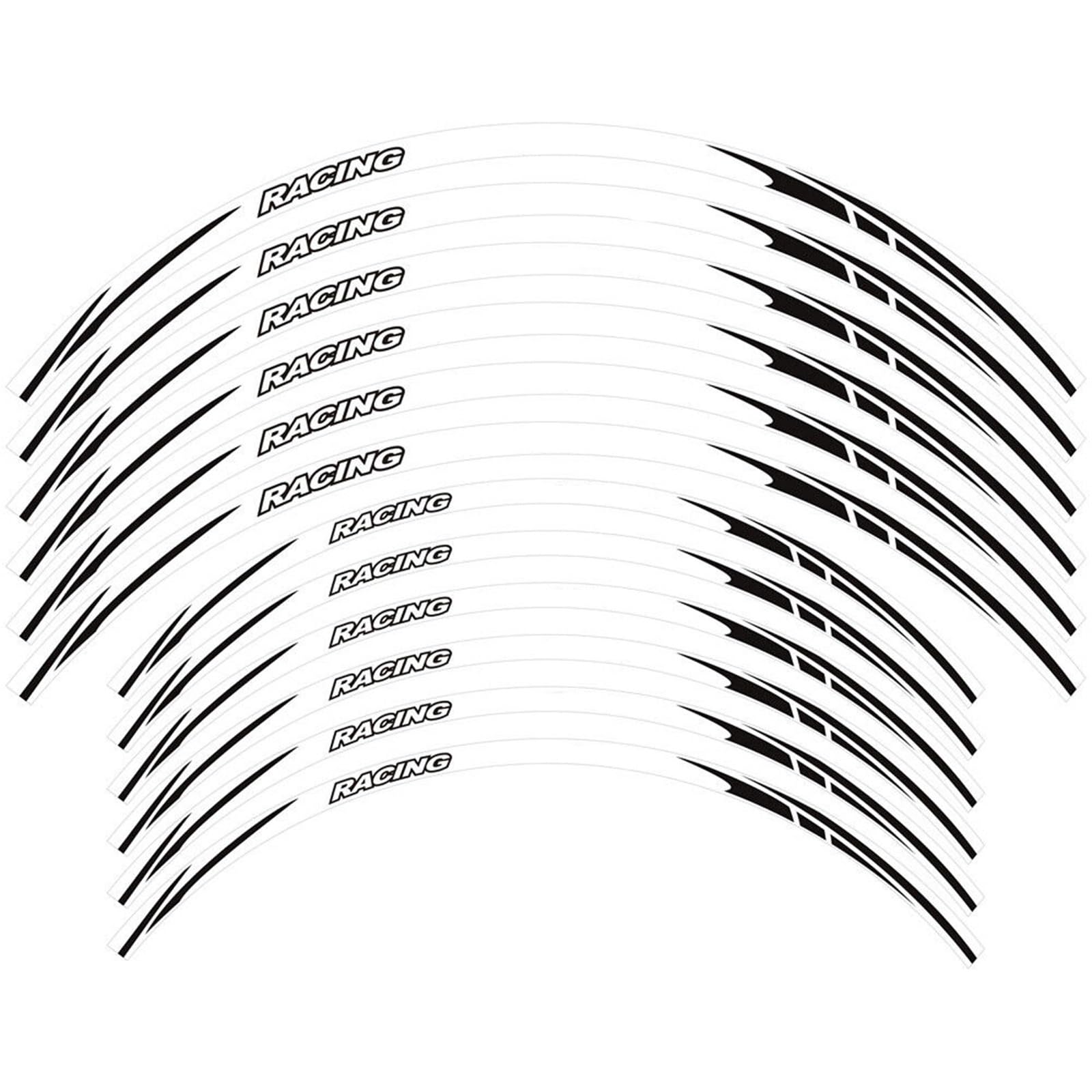 Tire Rim Wheels Sticker Decal Reflective for XR 350R 400R 500R 600R XR650L 650LL 650R Protector Accessories Decals Stickers