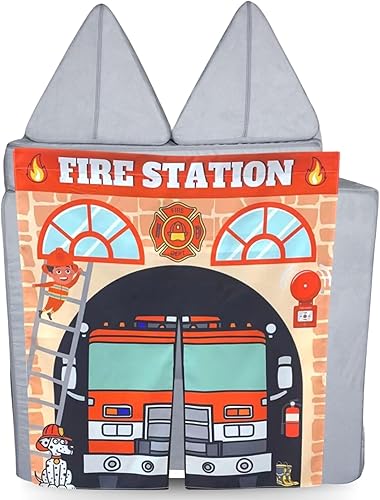 Couch Swag Panel de juego para sofá de espuma para niños, sofá infantil (estación de bomberos)