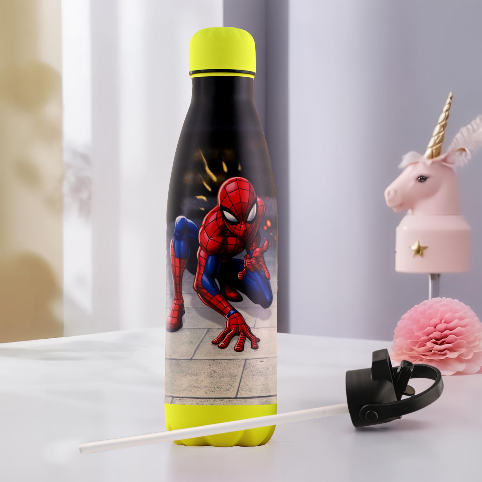 See full amazon price history chart for Kuber Industries Water Bottle with 2 Lids | Marvel Spiderman | 500 ml Insulated Sipper Bottle for Adults & Kids with Straw | BPA-Free | Stainless Steel Bottle for Travel-Gym & Sports | Red Kuber Industries Water Bottle with 2 Lids | Marvel Spiderman | 500 ml Insulated Sipper Bottle for Adults & Kids with Straw | BPA-Free | Stainless Steel Bottle for Travel-Gym & Sports | Red (B0D2NX7Z2S) Amazon Price History, Amazon Price Tracker