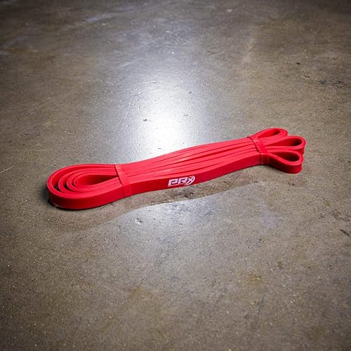 Miniatura 7 de PRx Performance Paquete de bandas de movilidad, bandas de ejercicio rojas, negras, moradas, verdes para dominadas asistidas, levantamiento de