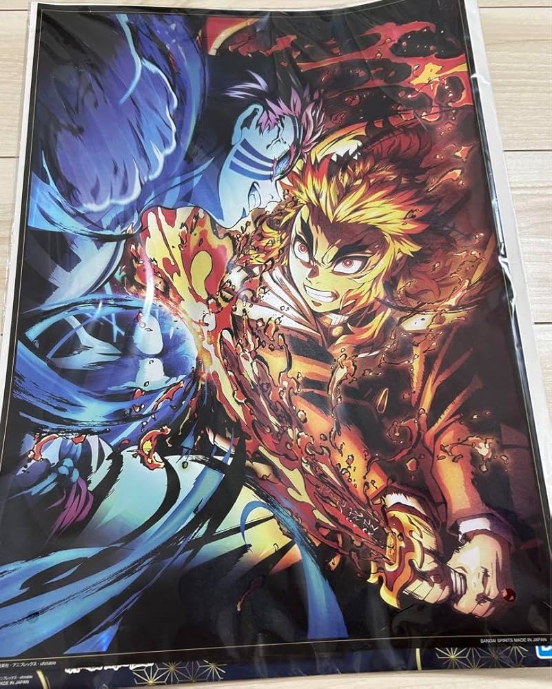 Amazon.co.jp: 鬼 滅 煉獄 猗窩座 ポスター 約35cm??50cm : おもちゃ