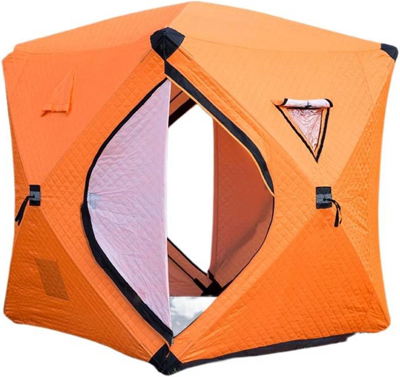 IdOmin Outdoor Winter Fishing Tent Cotton Warm More Than Thickened Cold Protection Snow-Proof Fishing Room Easy to Carry Sauna Winter Fishing Tent