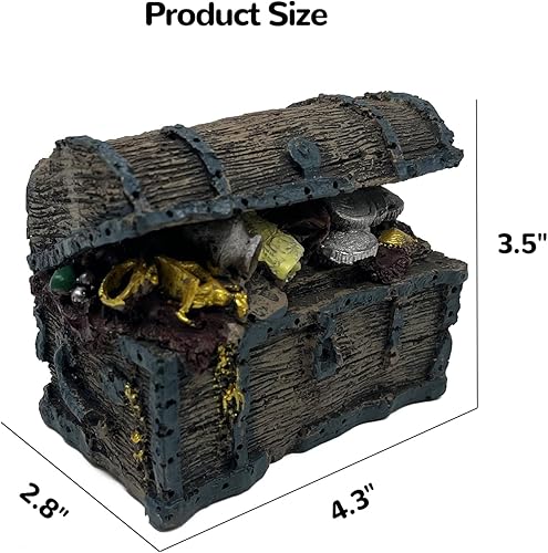 Miniatura 10 de Mipukbay Decoraciones de acuario florero roto roca agua dulce pecera decoración cueva oculta para cíclidos betta peces jardín estanques adornos