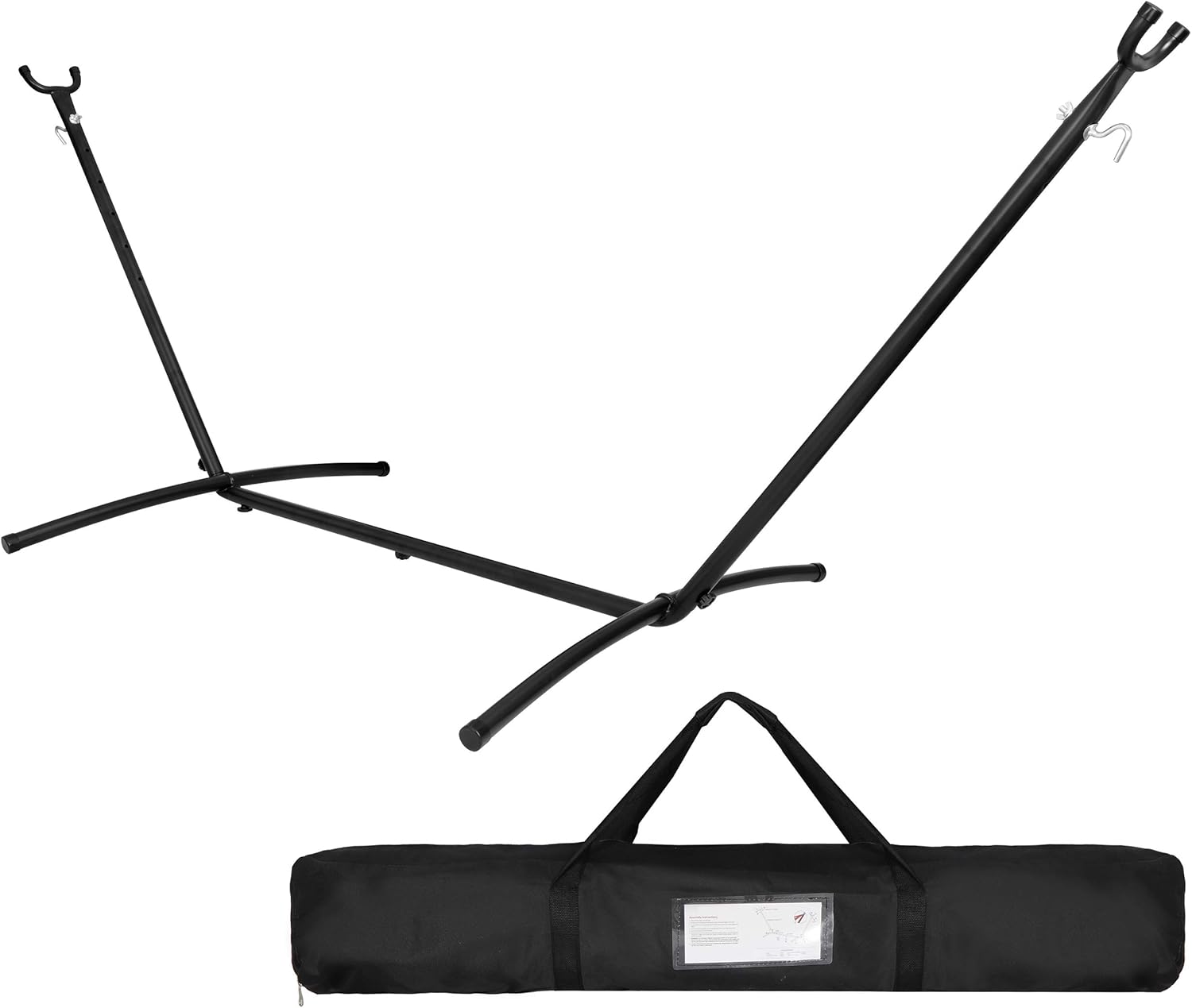 ZENY 9Ft Hammock Stand, Heavy Duty Steel Hammock Frame 2 Person, 450Lbs Capacity, Indoor Outdoor Yard Patio Porch Bedroom Hammock Swing Stand, Portable Carrying Case