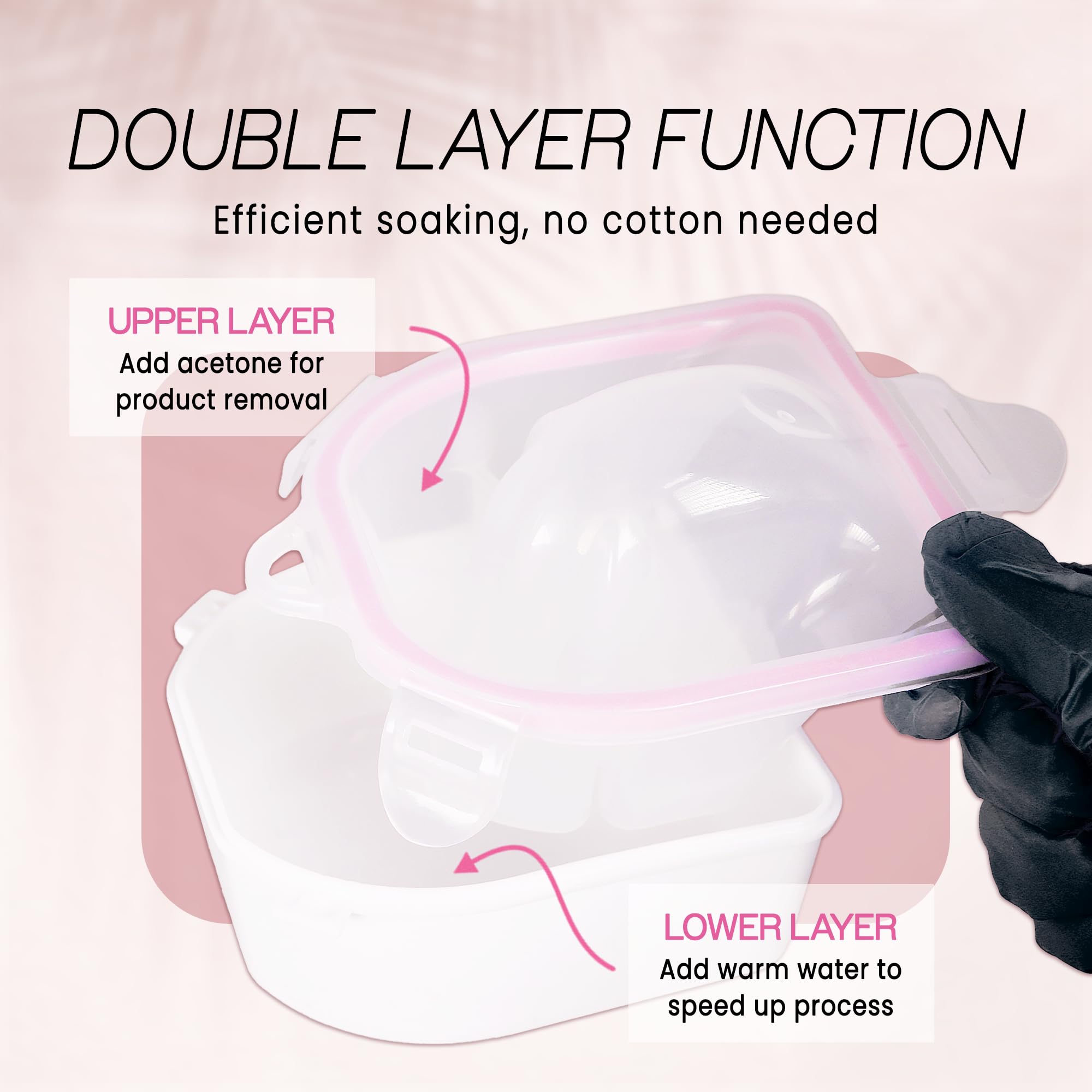 2013 newestseller Nail SPA Acetona Resistente Soak Off Agua Caliente Tazón Soak Herramienta Tratamiento Tazón Manicura de manicura 3
