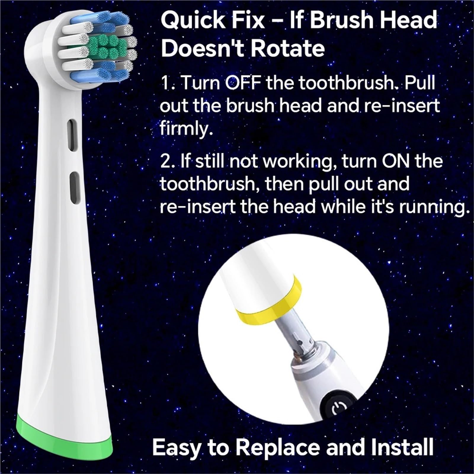 Testine Di Ricambio, Compatibili Con Oral-B Lo Spazzolino Elettrico, Compatibili Con IO Le Ricariche Di Testine For Spazzolino 2/3/4/5/6/7/8(White-12 Pcs)