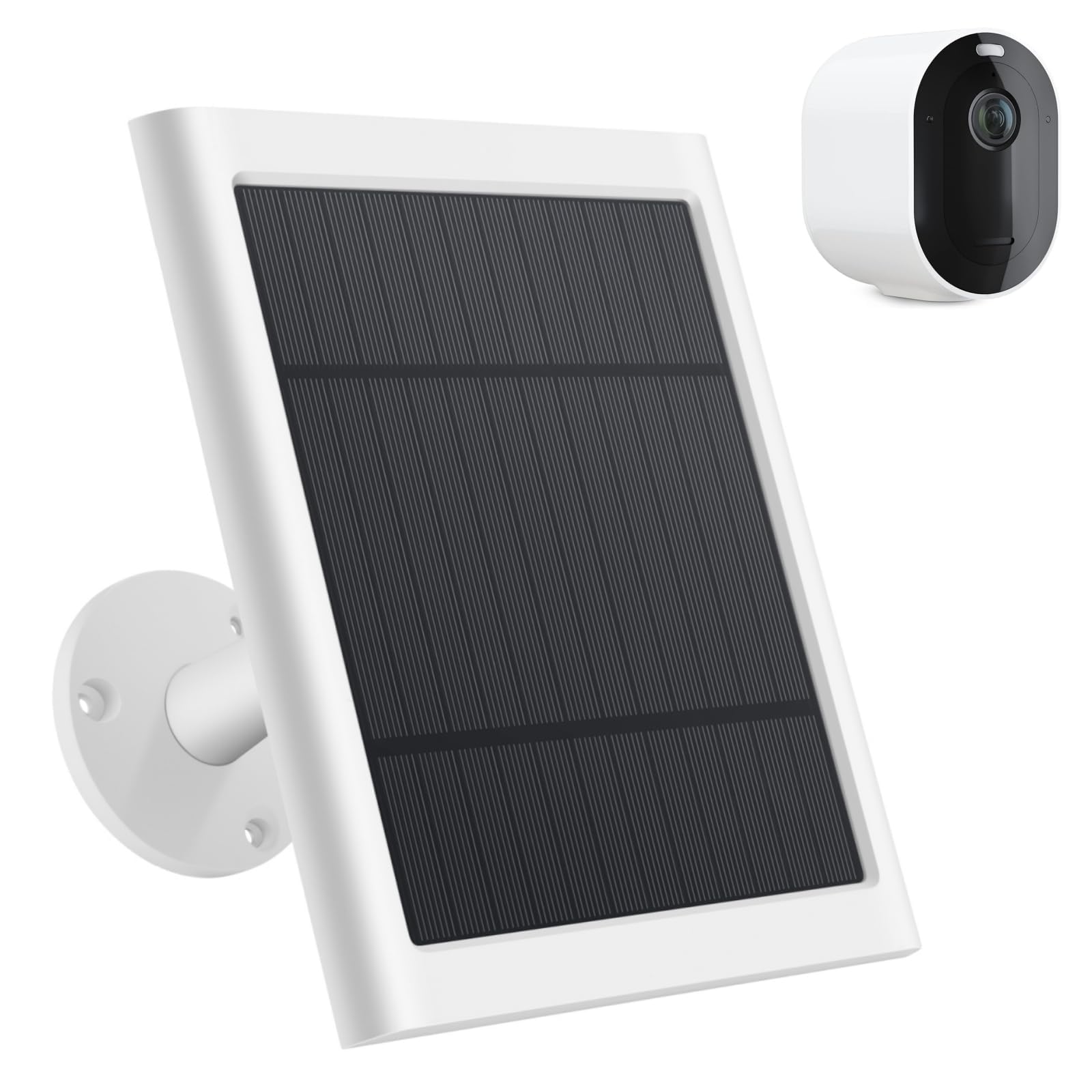 Solar Panel Charger for Arlo Camera, Compatible with Pro 4, Arlo Pro 5S, Pro 3, Ultra 2 and Ultra Cameras, 10FT/3M Cable, 5V 4W Outdoor Waterproof Solar Panel (2)