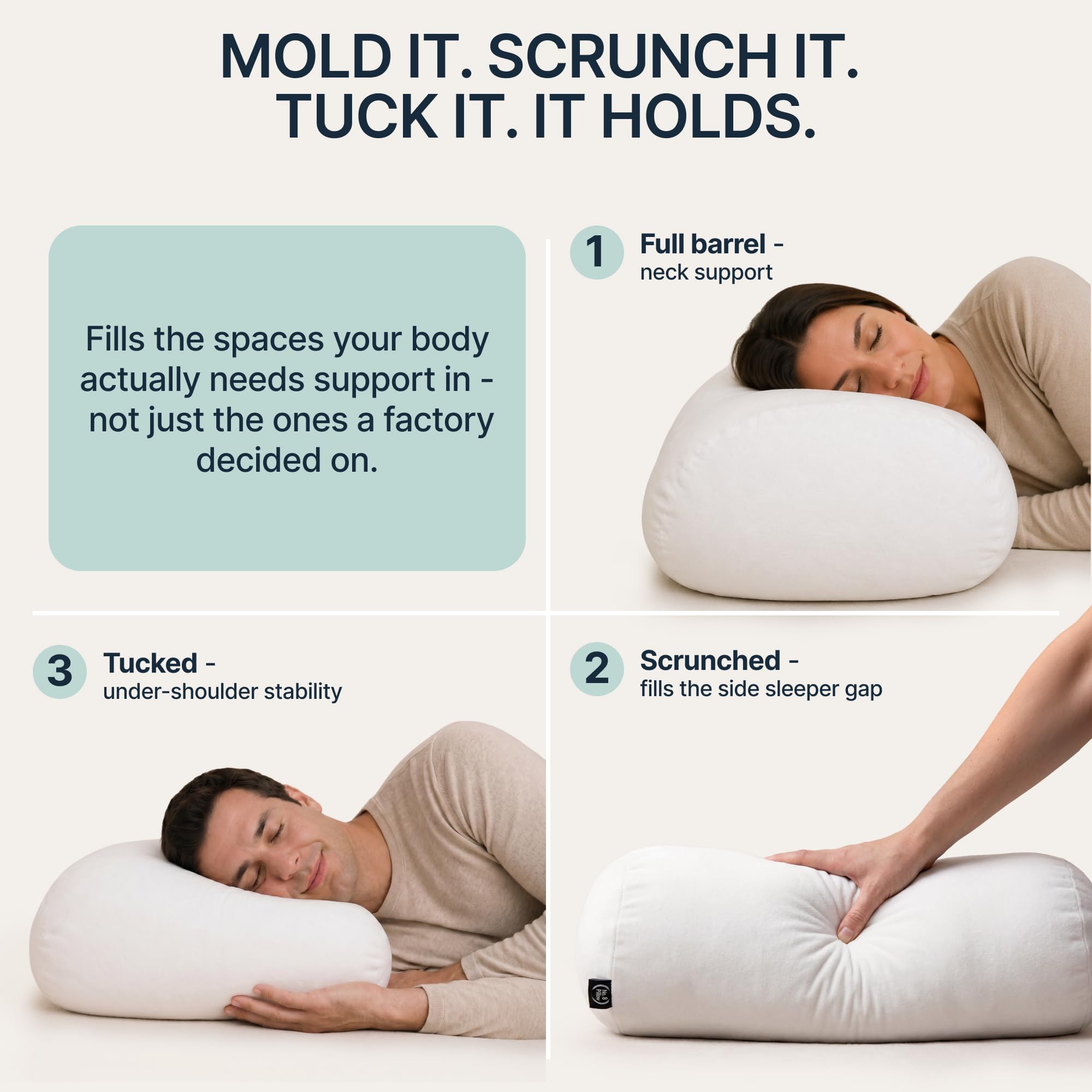 Amazon.com: No BS Pillow™ - Adjustable Post-Injury/Surgery Neck