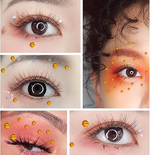 Miniatura 5 de Calcomanías de gemas de diamantes de imitación  Diamantes de imitación autoadhesivos para cabello, cara y cuerpo  Tatuaje temporal de 3450.236 in