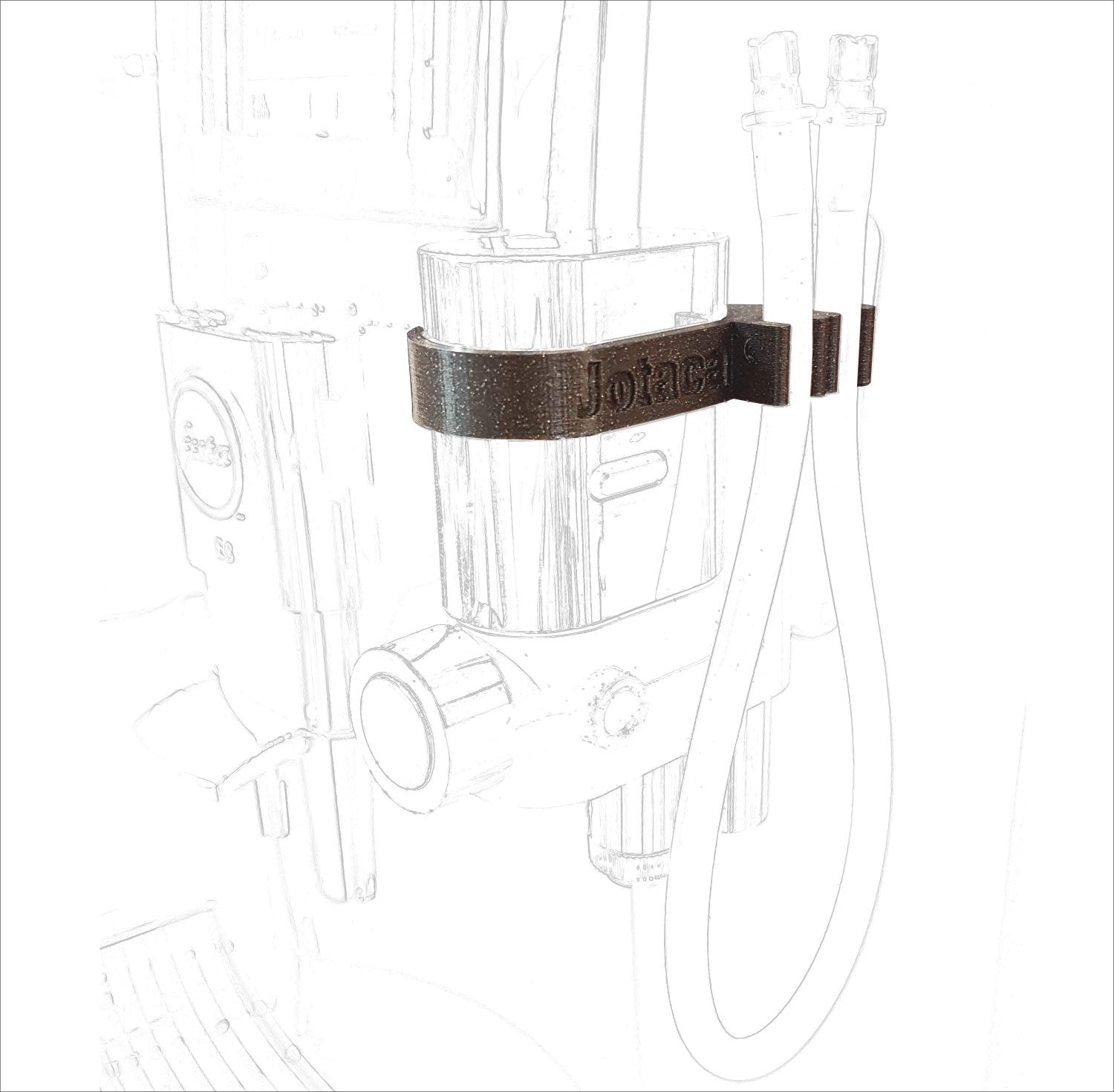 Soporte para manguera de leche compatible con Jura E80 E8 (EA-EC) S80 S8 (EA) WE8
