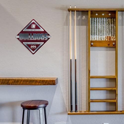 Miniatura 30 de Rico Industries NCAA - Letrero de metal estándar de 16.5 x 16.5 pulgadas, decoración del hogar, dormitorio, oficina, cueva de hombre