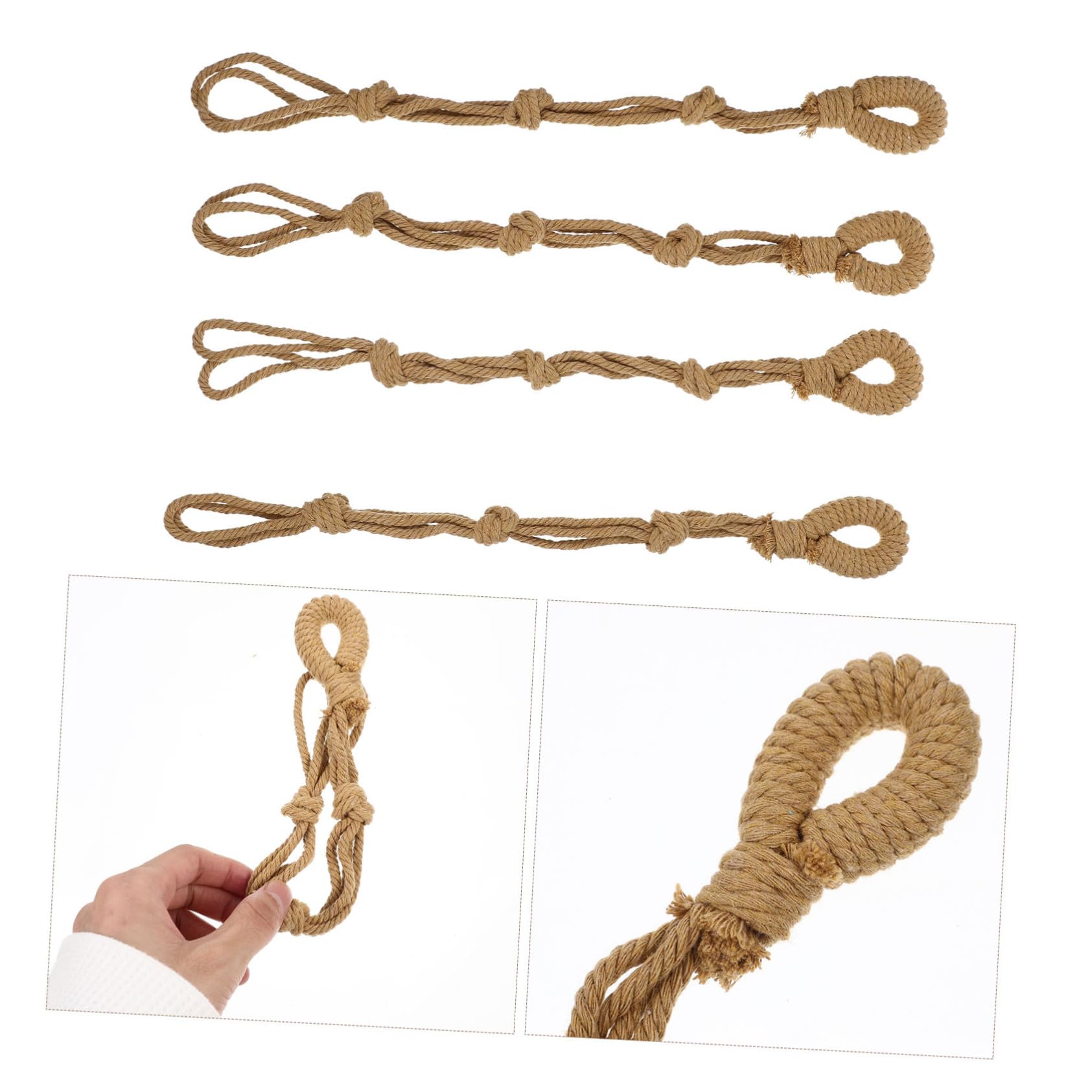 POPETPOP 20pièces Housses De Suspension Macramé Réglables pour Pots De De Coton Décoration Intérieure Et Extérieure pour Et Patios