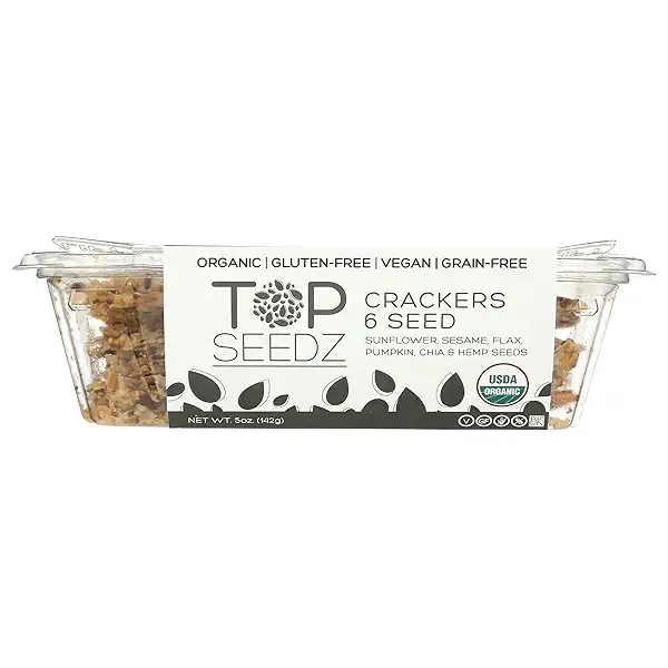Crackers 6 Seed Organic, 5 Ounce 8