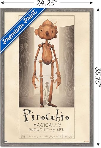 Miniatura 3 de Trends International Netflix Guillermo Del Toro Pinocchio - Póster de pared de Pinocho