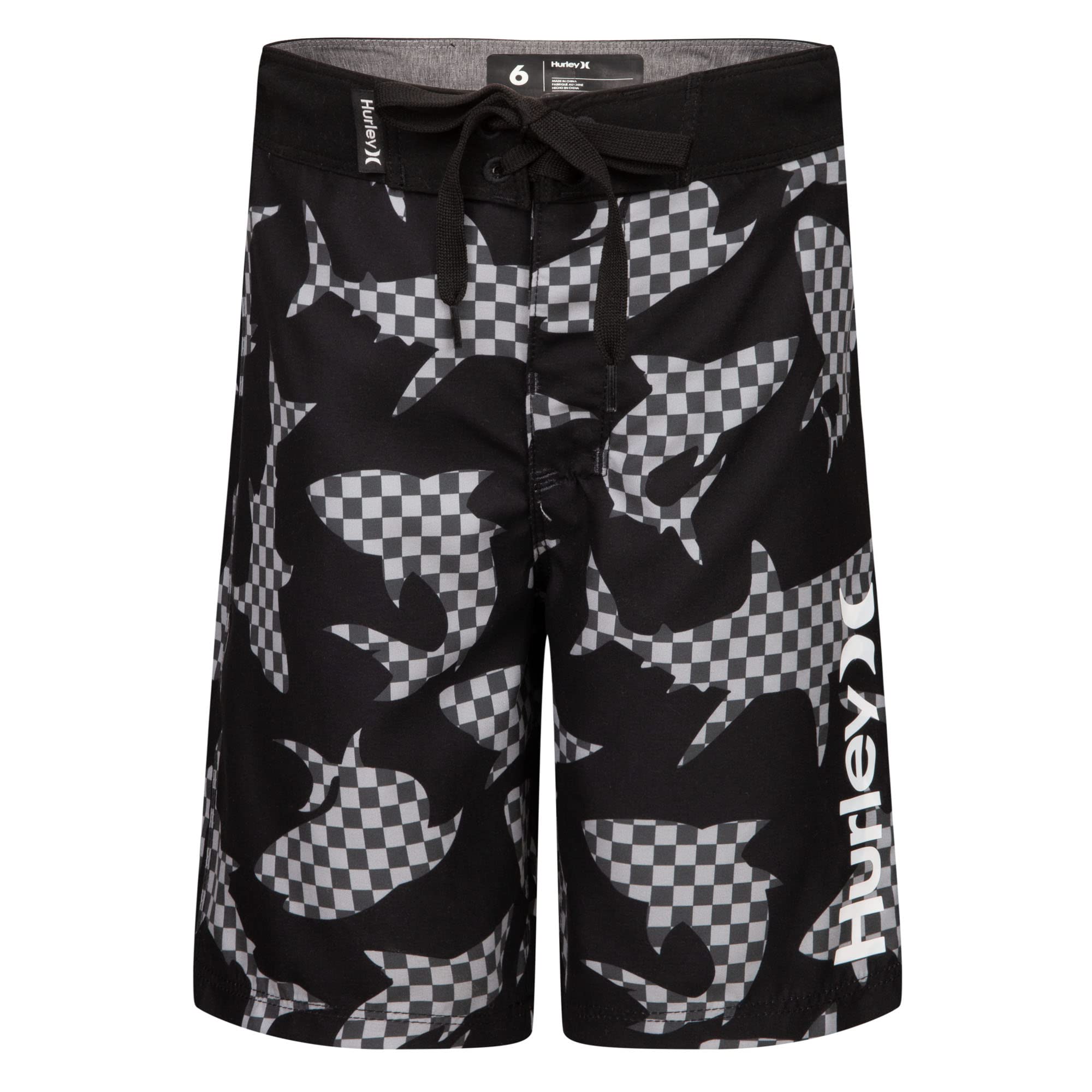 Hurley Hrlb Shark Check Boardshort Maillot de Bain garçon