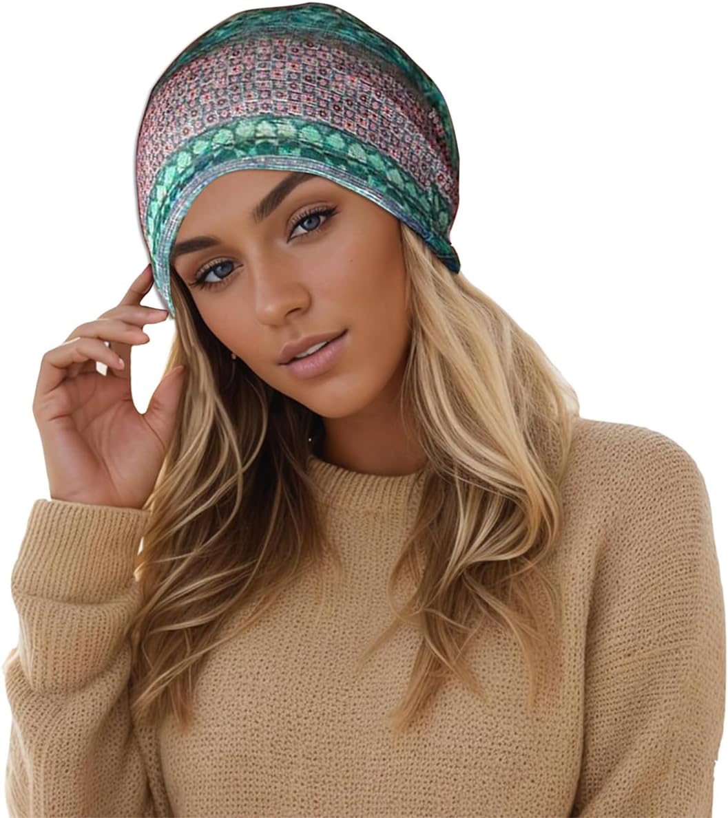 Women's Slouchy Beanie Cap Chemo Headwear Hats Scarf - Image 3