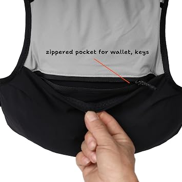 Running Hydration Vest Backpack, Trail Running Vest for Men & Women, Water Backpack for Marathon, Hiking, Biking ... (Grey)