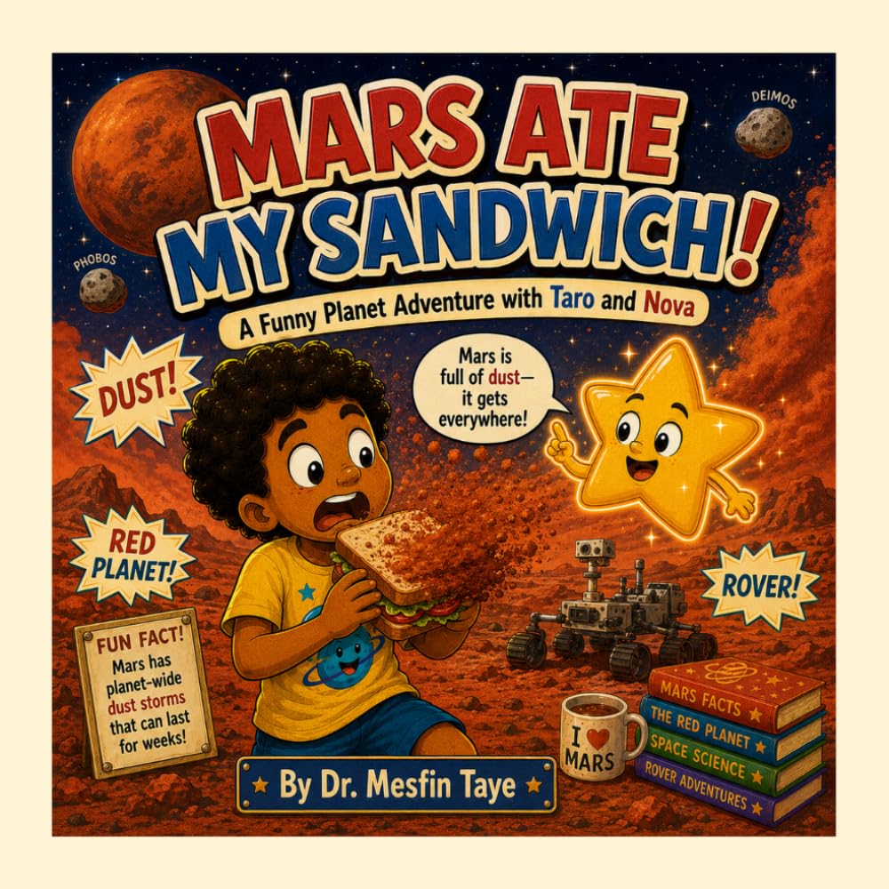 Mars Ate My Sandwich!: A Funny Planet Adventure with Taro and Nova (Science for Curious Kids Ages 6–15) Book Description: (Taro and Nova's Funny Science Adventures)