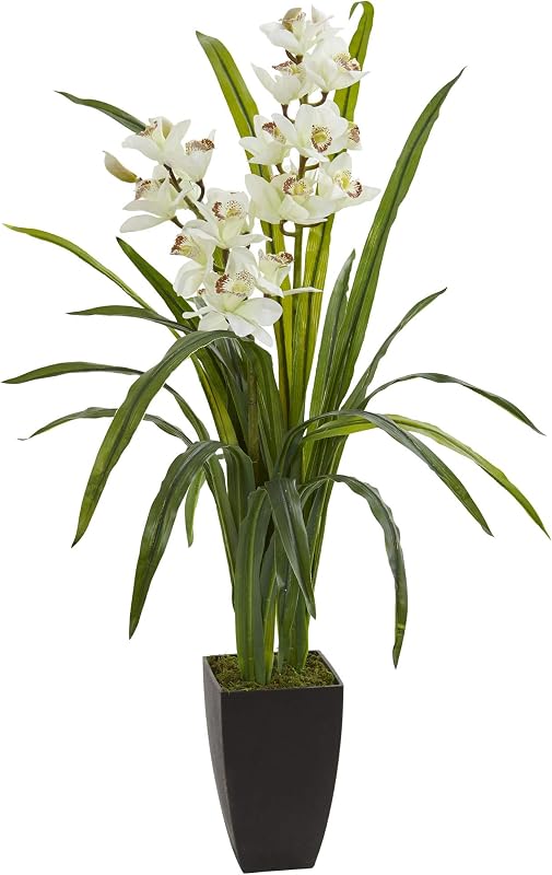 Nearly Natural 39in. Cymbidium Orchid Artificial Plant
