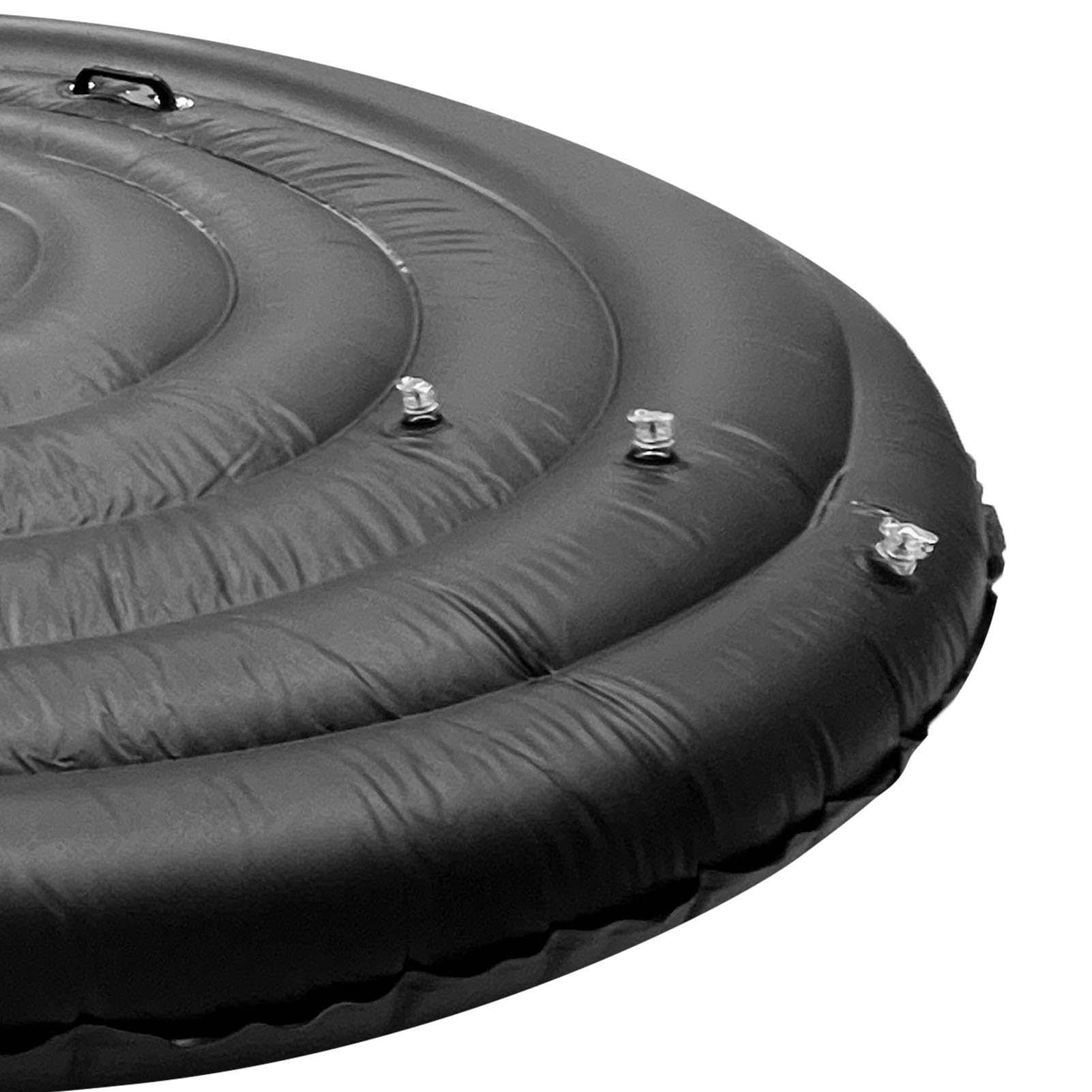Cubierta inflable para jacuzzi, resistente a la intemperie, tapa aislada con asas, ajustable para jacuzzis y spas redondos de 128 cm, 158 cm, 180 cm, cubierta protectora para exteriores