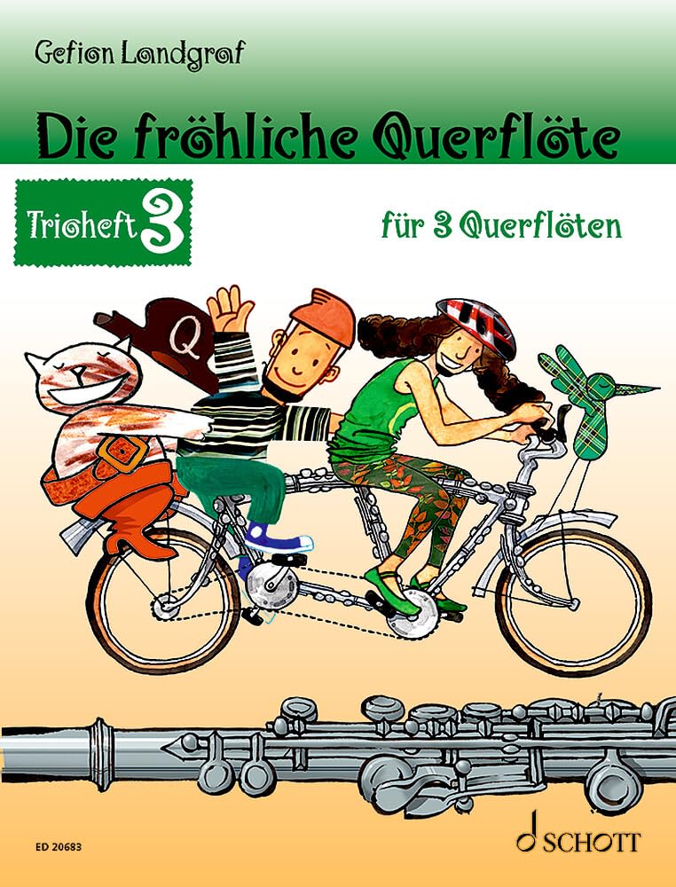 Die fröhliche Querflöte: Trioheft 3. 3 Flöten. Spielbuch.
