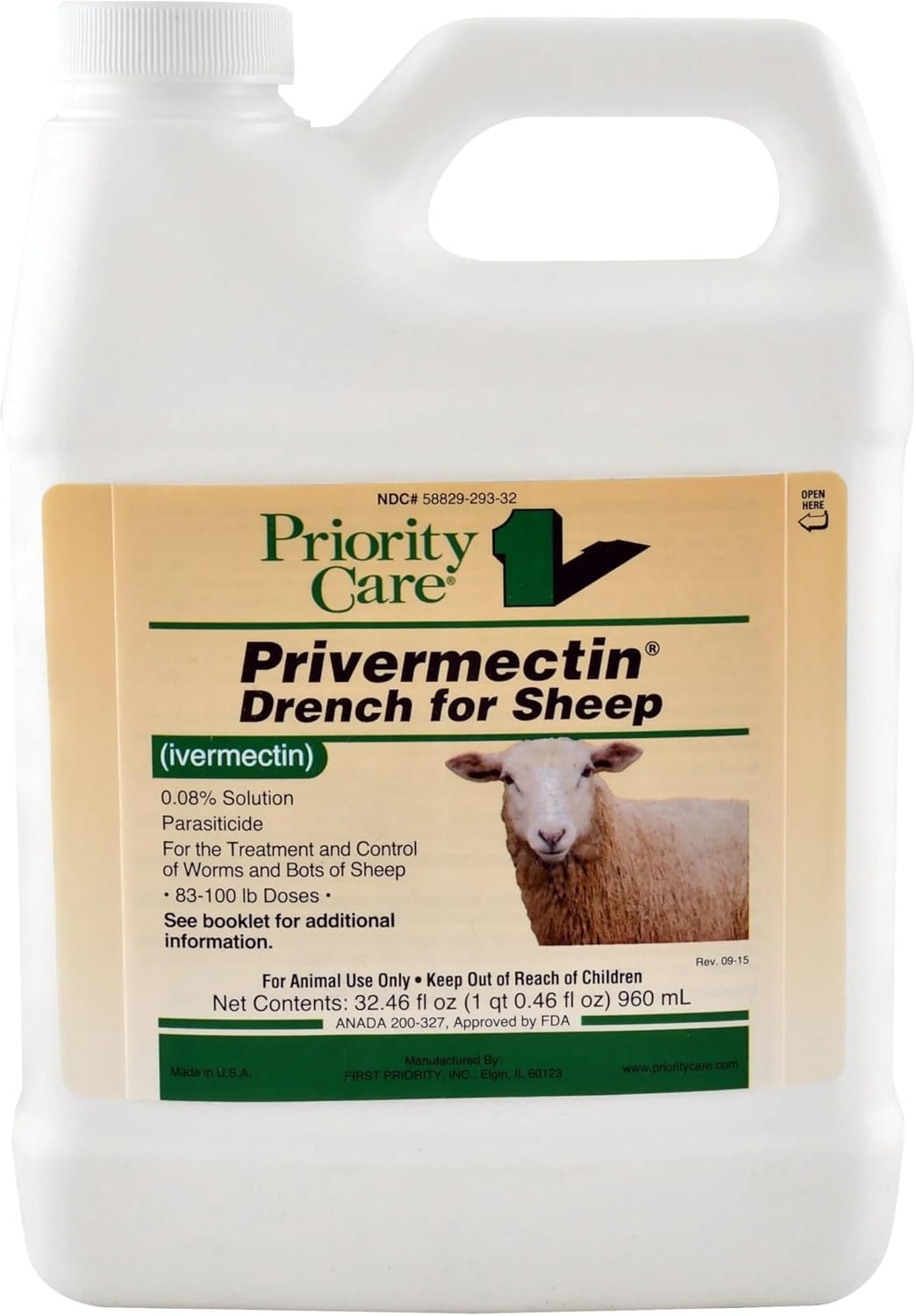 Ivermectin for Sheep & Goat, Gut Health, Promotes Immune & Digestive Support,