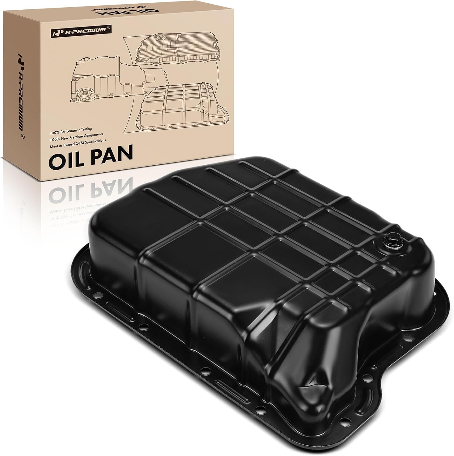 A-Premium Transmission Oil Pan Replacement for Dodge Ram 1500 2500 3500 Durango Dakota B1500 B2500 B3500