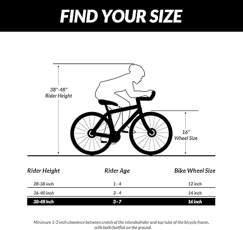 Miniatura 5 de Elevon Dinos Bicicleta para niños con ruedas de entrenamiento extraíbles y cesta de 12 pulgadas 14 pulgadas 16 pulgadas para niños y niñas de 2 a 9