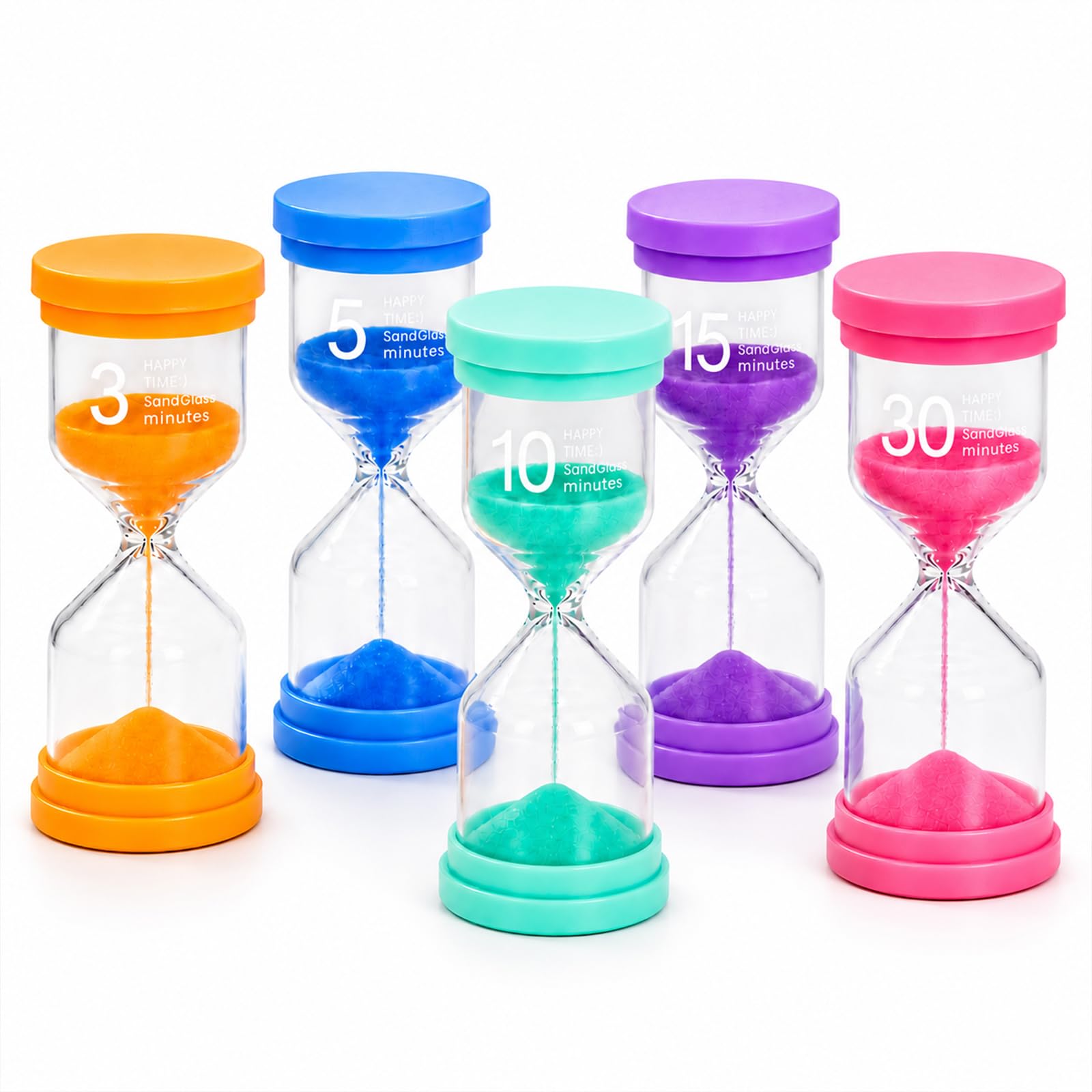 Sand Timer, 5 Colors Hourglass Sandglass Sand Clock Timer