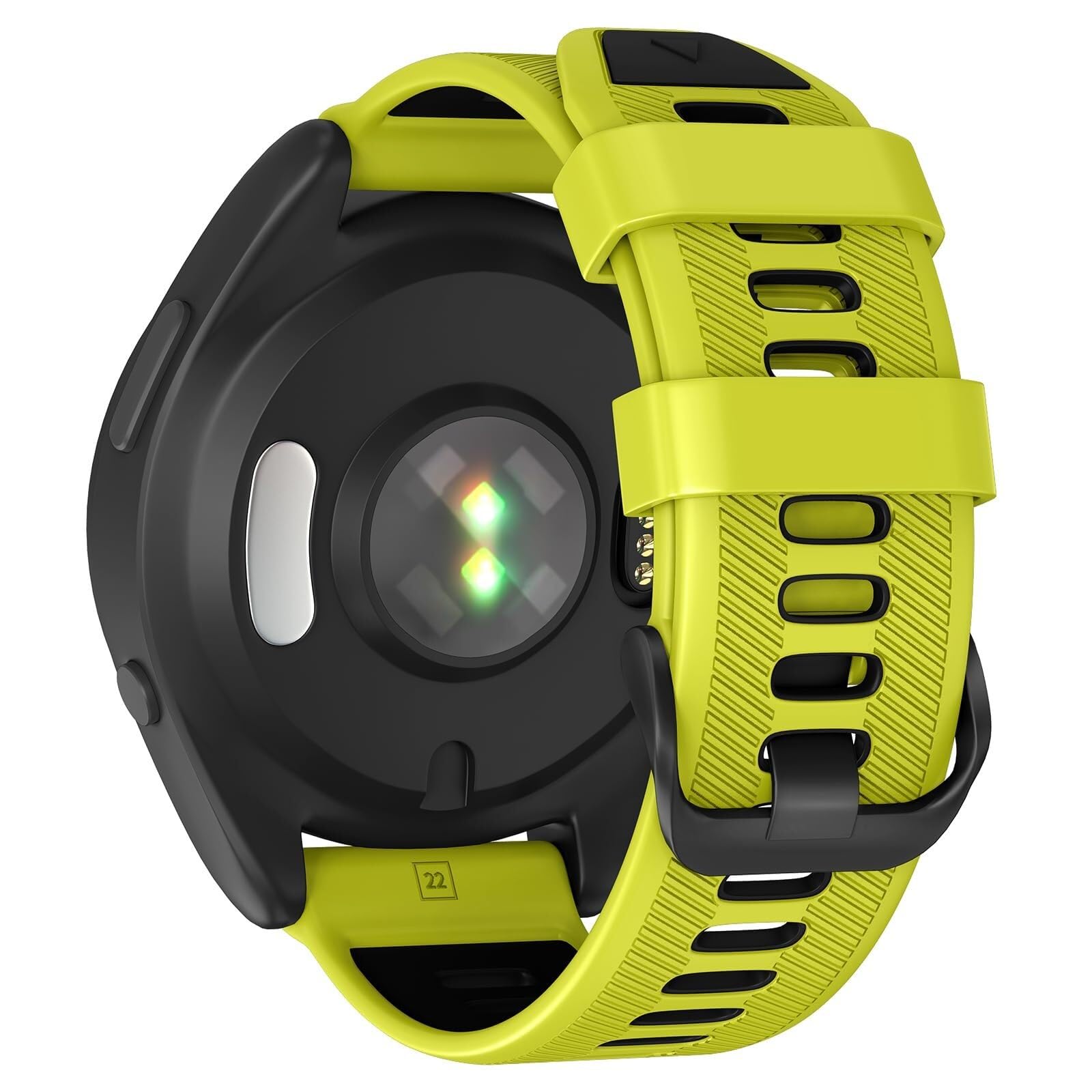 Pasek do zegarka Garmin Forerunner 965, Forerunner 955, Forerunner 945, Forerunner 935, miękki silikon, 22 mm, zapasowy pasek do zegarków
