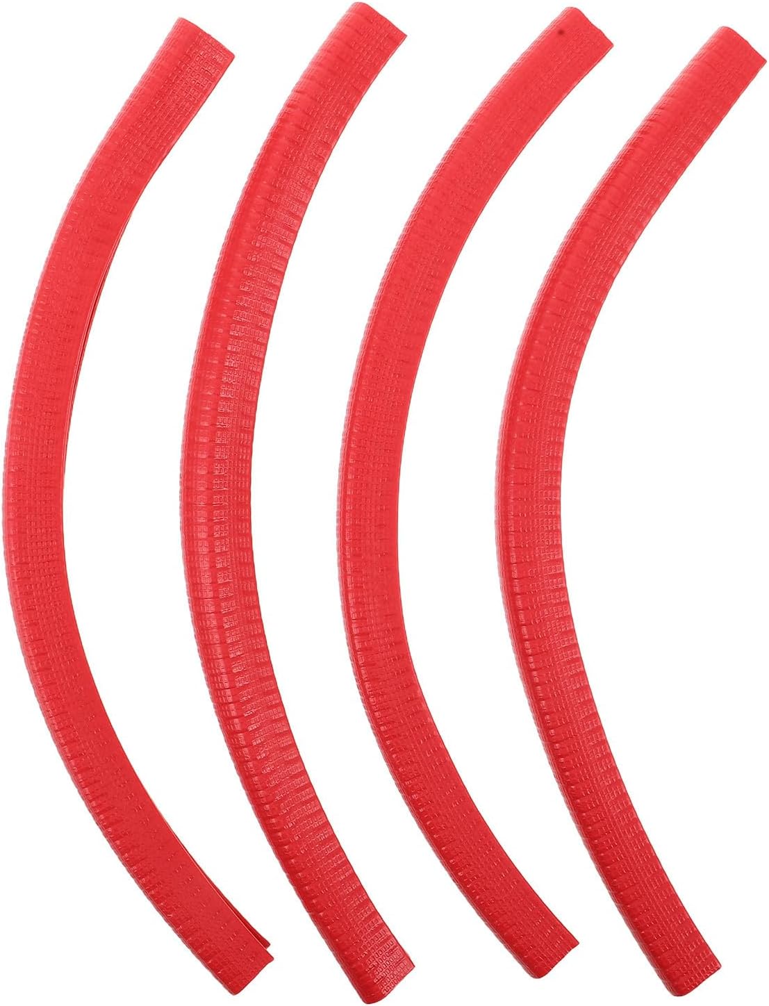 4pcs Skateboard Tail Protector ABS Red Anti Collision Guard for Boards