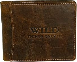 Men's Genuine Leather Wallet with RFID Protection and Gift Box