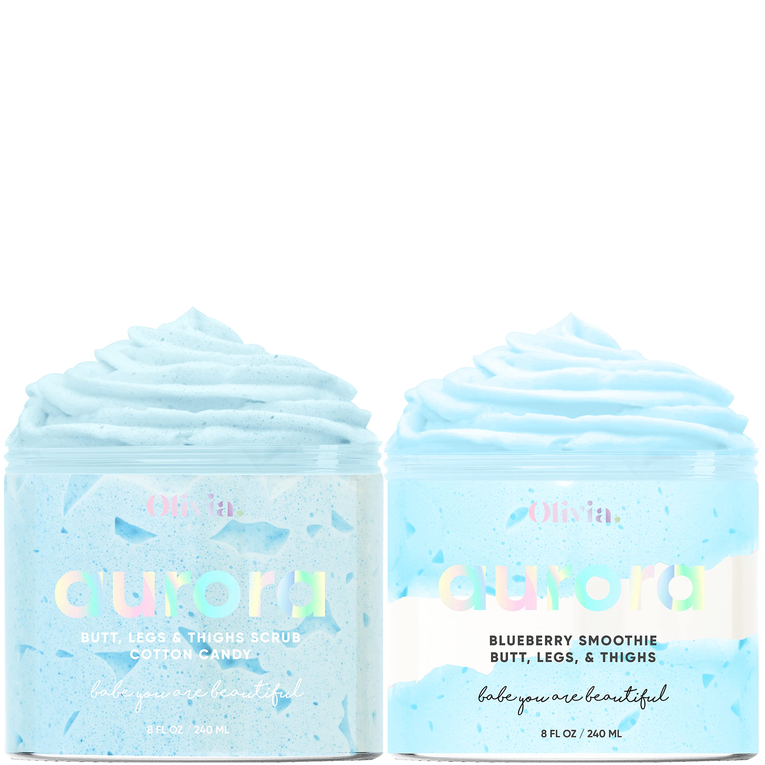 Olivia Buttocks, Legs & Thigh Exfoliator Body Scrub & Moisturizer