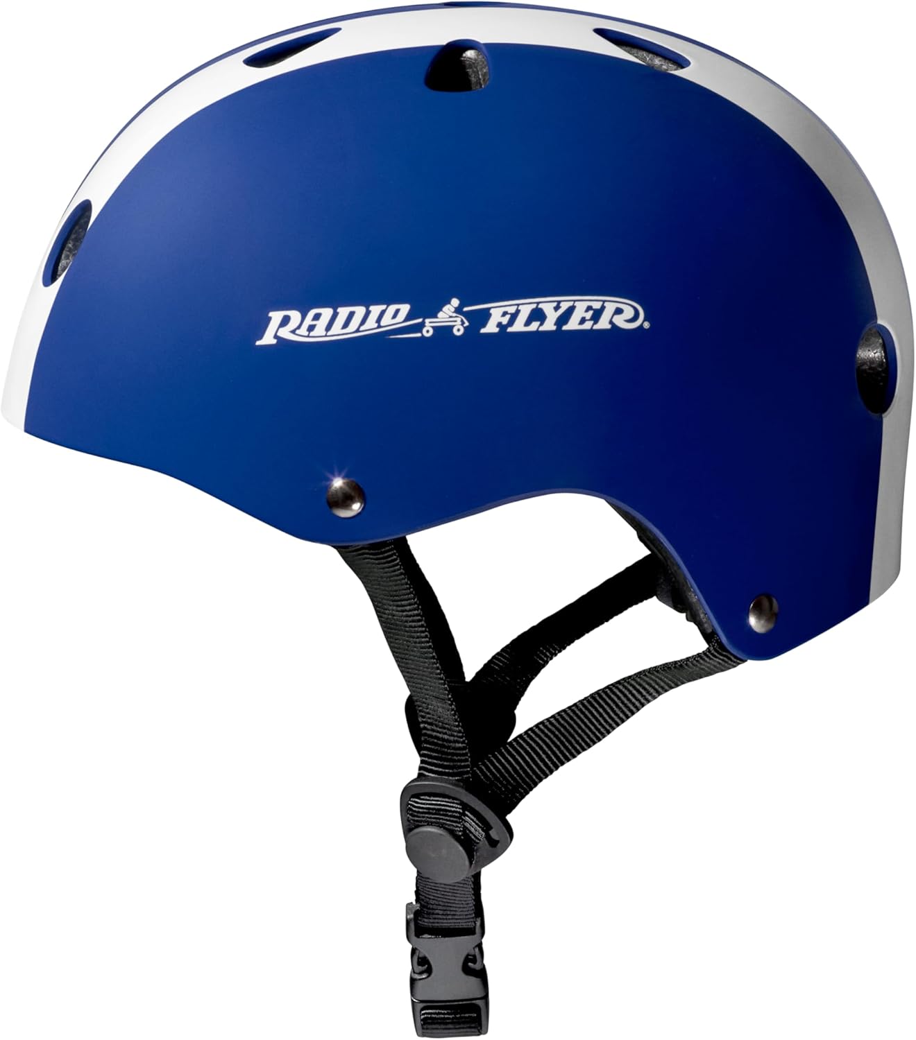 Radio Flyer Kids Helmet, Blue, for Kids 2-5 Years Old, Adjustable Size, Passes U.S. Bicycle Helmet Safety Standard, Great for Bicycles, Scooters, Skateboards and More