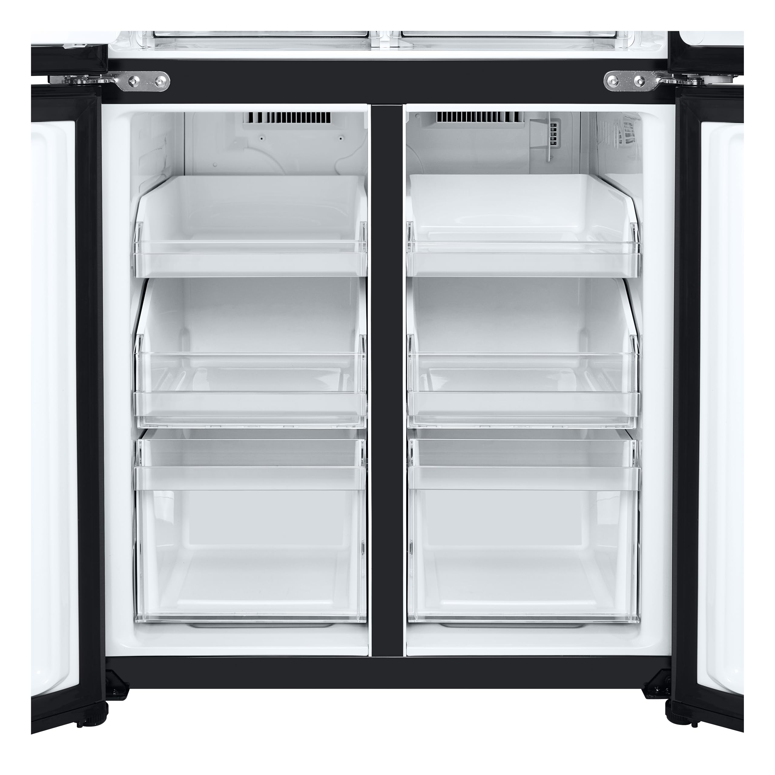 LG GMG860EPBE Frigorifero Slim Multidoor InstaView, Classe E, 638L, Wi-Fi, Door e Linear Cooling, Frigo con Dispenser Acqua UVnano senza allaccio, Metal Fresh, Frigorifero Nero Opaco