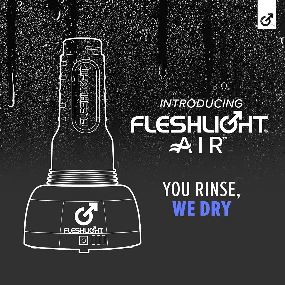 Fleshlight - Air - Unidad de Secado para Masturbadores Masculinos - para Secar las Mangas Después de su Uso - con 3 Tiempos de Secado - Fácil de Utilizar