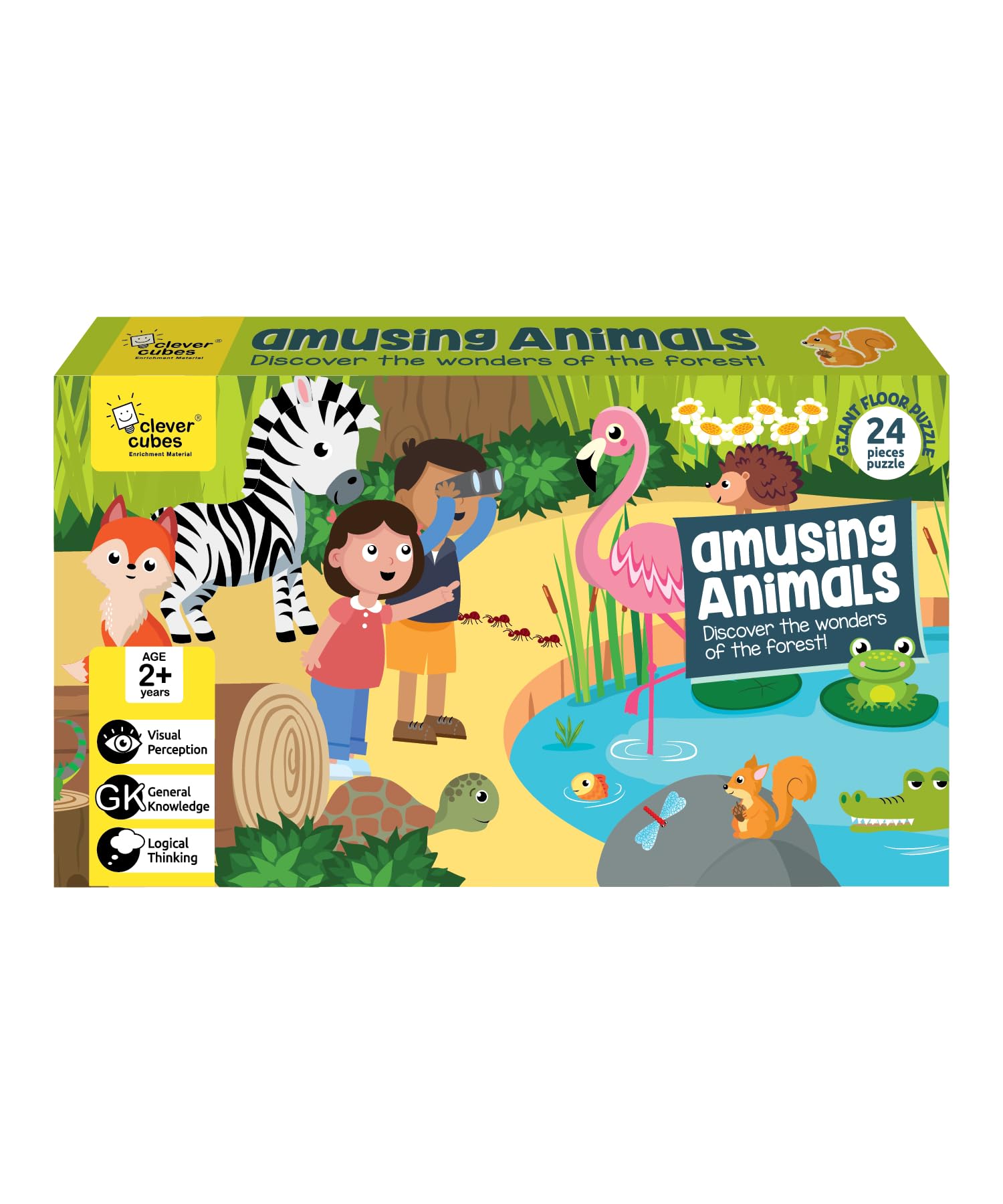 Clever Cubes Amusing Animals, Educational Games, Activity Games, Perfect for Return Gifts-image-18